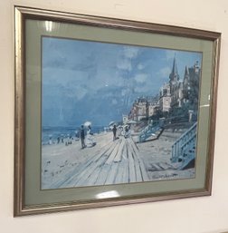 Monet Shore Scape Print