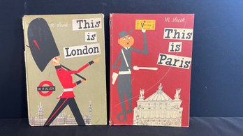 A PAIR Of Vintage Books By M. SASEK, 'This Is London' & 'This Is Paris'