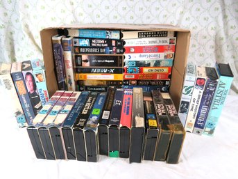 Huge Lot Of VHS Tapes With War & Peace