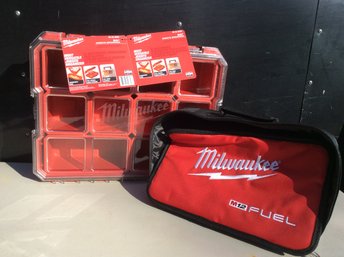 Milwaukee Tool Box And Bag Lot #148