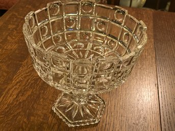 Cut Crystal Compote Bowl
