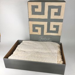 Vintage Fieldcrest Crosspoint  Blanket In Box