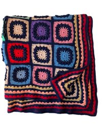 Amazing Condition Mid Century Crochet Blanket