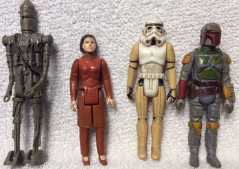 Lot Of 4 Vintage Star Wars Action Figures