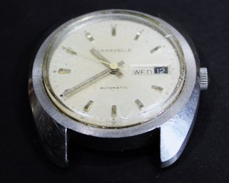 Vintage Caravelle Automatic Date Wristwatch Having Stainless Body