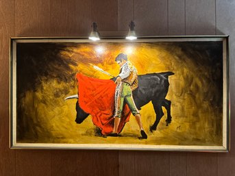 Bullfighter Matador Original Canvas Oil Painting