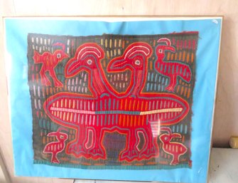Panama Central American Mola Fabric Art