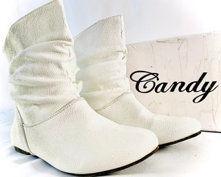 White Boots By Candy