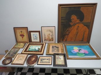 Mixed Lot Of Vintage Artwork, Prints, Photo's & More