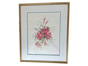 Carole Holding Bermuda Hibiscus Signed Print