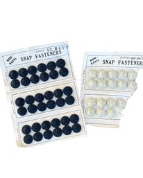 Vintage Navy Snap Fasteners - Made In Korea