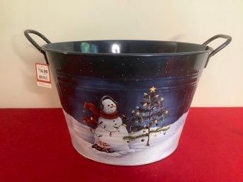 RAGSHOP SNOWMAN BUCKET