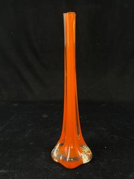 Colored Blown Glass Bud Vase