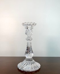 BACCARAT Crystal Candle Stick Base And Salt Cellar - Remarkable Quality