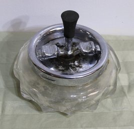 Glass Spinning  Ash Tray