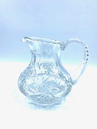 Vintage Cut Crystal Pitcher