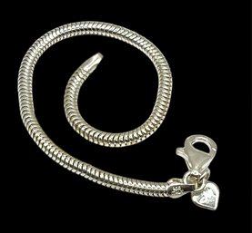 Vintage Italian Sterling Silver Snake Bracelet