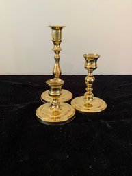 3 Piece Gold Candlesticks