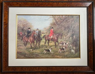 Heywood Hardy Museum Equestrian Print 'Going To Cover'