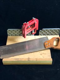 Hand Saw And Bench Mount