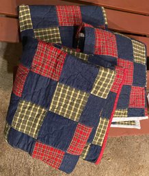 Three Handmade Throw Quilts