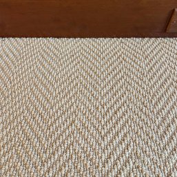 Stark Wool Herringbone Neutral Carpet In Wheat - Upstairs Office - REVISED