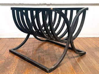 A Vintage Mid Century Magazine Rack