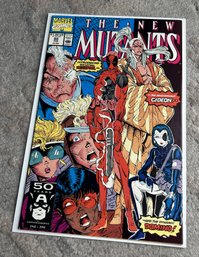 MEGA KEY ISSUE- High Grade NEW MUTANTS #98- 1ST APPEARANCE OF DEADPOOL!- Beautiful Copy!