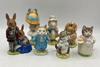 7 Vintage Figurines ~ Besswick & Royal Doulton  ~