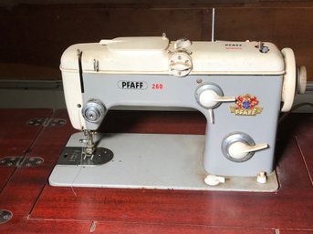 Vintage Cabinet Style PFAFF  Sewing Machine - Model 260 - Made In Germany - Should Be In Working Order