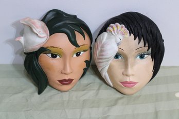 Pair Of Sexy Women Masks Chip In One