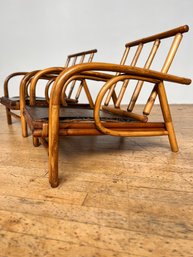 Lot Of Two - Superior Reed And Rattan Mid Century Rattan Lounge Chairs