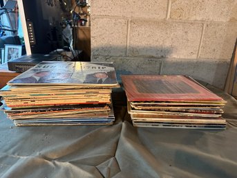 Large Lot Of Miscellaneous Vinyl Records