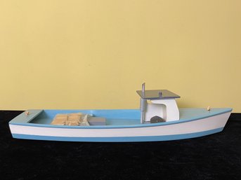 Handmade Wooden Toy Boat