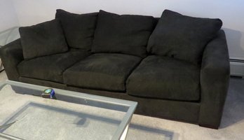 A Desmond Black Suede Sofa By Room And Board