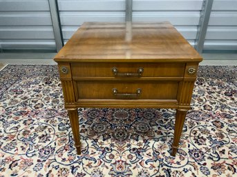 Empire Style Fruitwood End Table