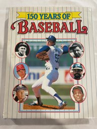 1989   150 Years Of Baseball Hard Cover Book.  Over 500 Pages Of The History Of Baseball.  Loaded With Photos
