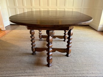 Gorgeous Dennis & Leen Custom Spanish Oval Extending Table - Fabulous Condition