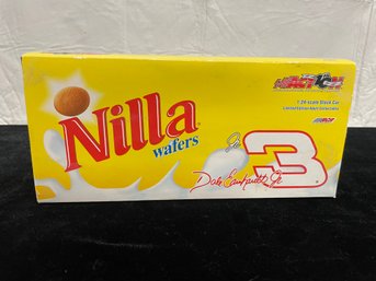 Dale Earnhardt Jr. 2002 Nila Wafers 1/24 Diecast Bank In Box Action