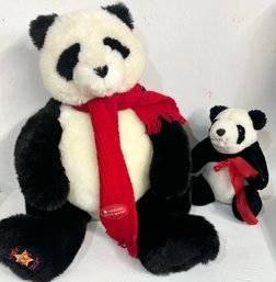 2 Panda Stuffed Animals