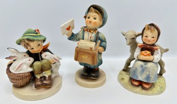 3 Hummel Figurines By Goebels, Germany