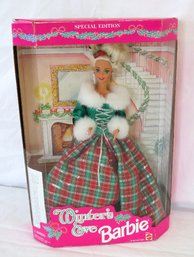 1994 Special Holiday Edition Winters Eve Barbie Doll #13613 By Mattel