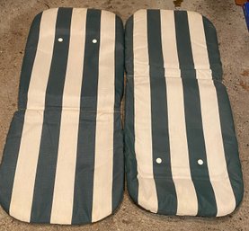 Two High Back Seat Cushions