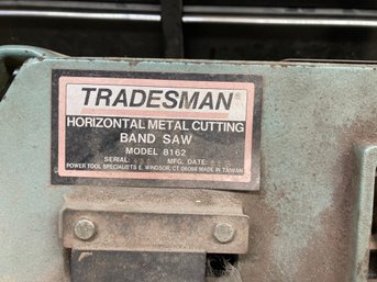 Tradesman Horizontal Metal Cutting Band Saw Model 8162