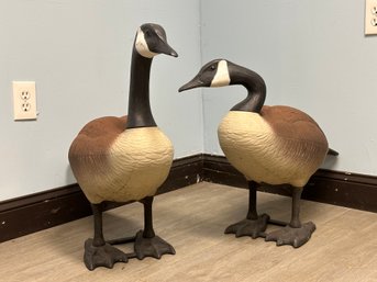 A Pair Quality Canadian Goose Decoys, Vintage