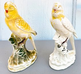 Antique Majolica Birds - AS IS