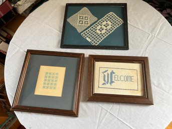 Trio Of Colonial Inspired Artwork