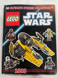 2011 Lego Star Wars Ultimate Sticker Collection   Over 1000 Reusable Full Color Stickers.