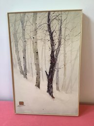 Dean Crouser Winter Forest Scene