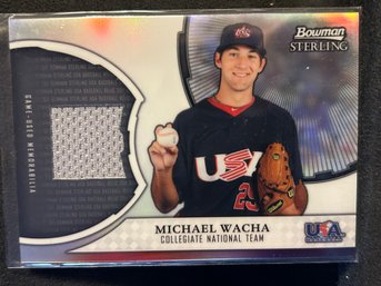 2011 Bowman Sterling Michael Wacha Jersey Refractor Relic Card -k